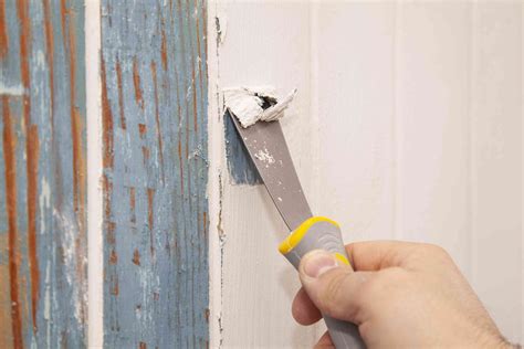 scraping paint off metal